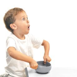 Bol avec couvercle de 450ml Minikoioi en silicone pour bébés dès 6 mois et toute l’enfance diversification alimentaire maroc