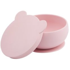 Bol avec couvercle de 450ml Minikoioi en silicone pour bébés dès 6 mois et toute l’enfance