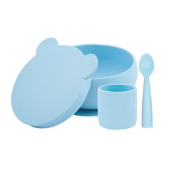 Set diversification Minikoioi pour bébé,le set indispensable pour commencer la diversification alimentaire de votre enfant, disponible au Maroc chez MESAYOU. De marque MINIKOIOI qui est une marque d'accessoires pour bébé en silicone sans BPA et de très bonne qualité