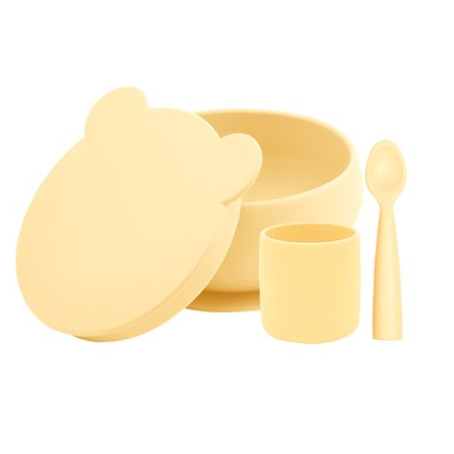 Set diversification Minikoioi pour bébé,le set indispensable pour commencer la diversification alimentaire de votre enfant, disponible au Maroc chez MESAYOU. De marque MINIKOIOI qui est une marque d'accessoires pour bébé en silicone sans BPA et de très bonne qualité