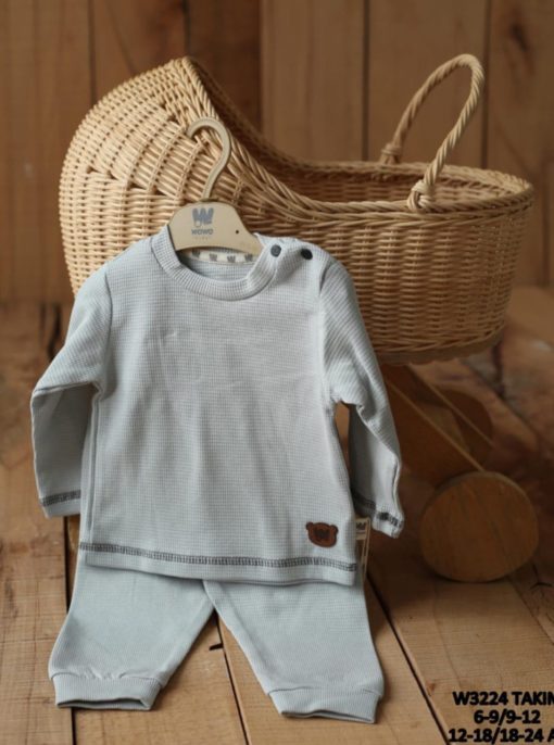 WOWO W3224 ENSEMBLE 2 PIECES BLEU