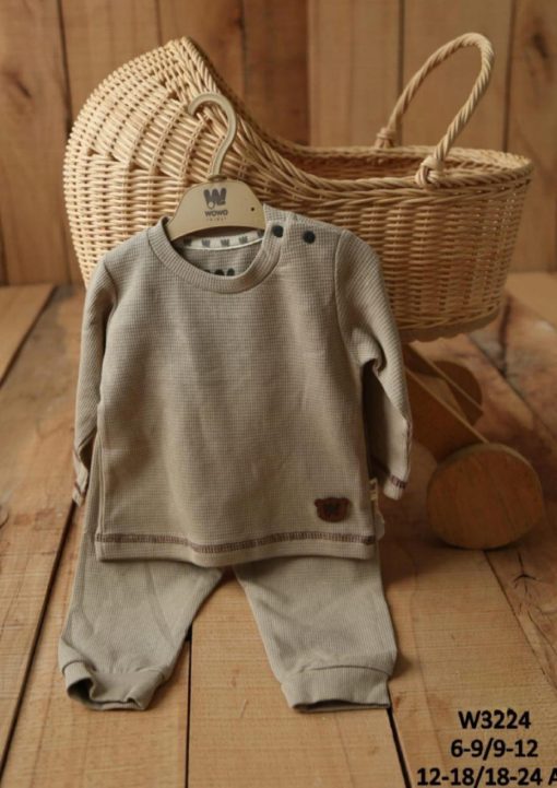 WOWO W3224 ENSEMBLE 2 PIECES MARRON