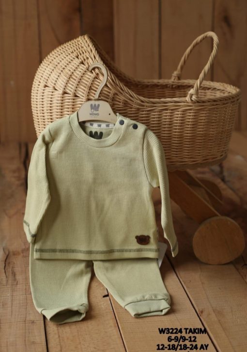WOWO W3224 ENSEMBLE 2 PIECES VERT