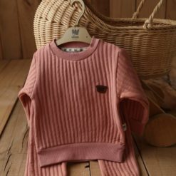 WOWO W3233 ENSEMBLE 2 PIECES CAPITONNE ROSE
