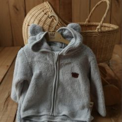 WOWO WW103 ENSEMBLE HIVER 2 PIECES GRIS CLAIR