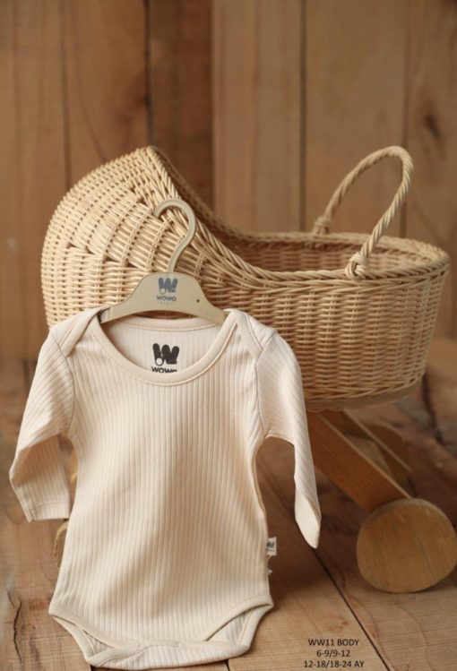 WOWO WW11 BODY MANCHES LONGUES BEIGE