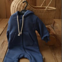 WOWO WW110 GRENOUILLERE HIVER POCHE CAPUCHON BLEU