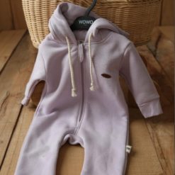WOWO WW111 GRENOUILLERE ZIP HIVER CAPUCHON ROSE CLAIR