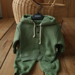 WOWO WW112 ENSEMBLE 2 PIECES CAPUCHON VERT