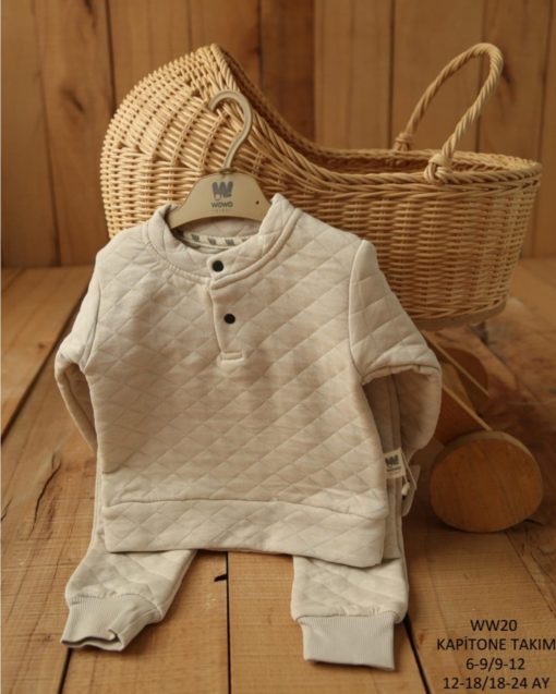 WOWO WW20 ENSEMBLE 2 PIECES CAPITONNE BEIGE