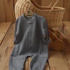 WOWO WW41 GRENOUILLERE CAPUCHON POCHES GRIS