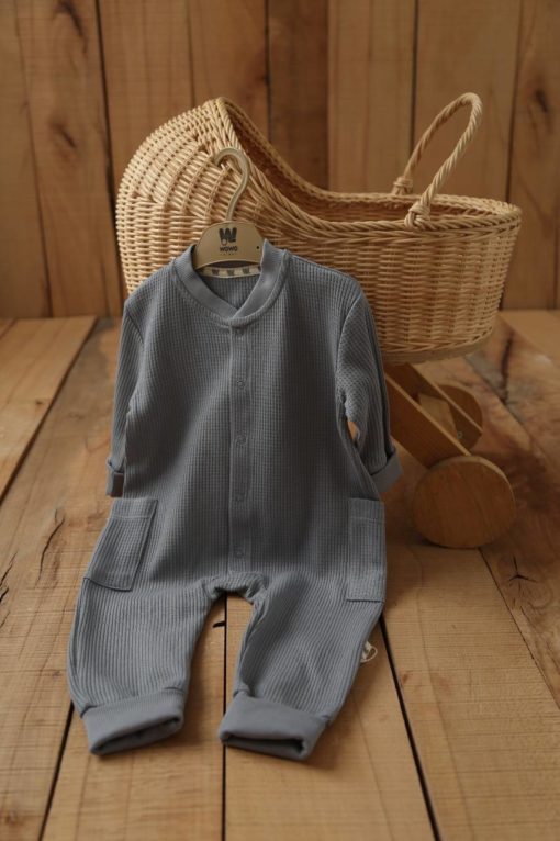 WOWO WW41 GRENOUILLERE CAPUCHON POCHES GRIS