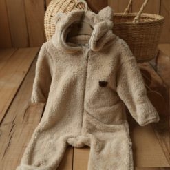 WOWO WW62 GRENOUILLERE MOLLETONNEE CAPUCHON BEIGE