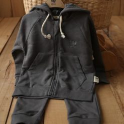 WOWO WW74 ENSEMBLE 2 PIECES CAPUCHON GRIS