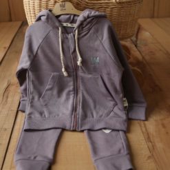 WOWO WW74 ENSEMBLE 2 PIECES CAPUCHON MAUVE