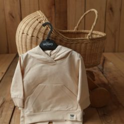WOWO WW88 ENSEMBLE 2 PIECES CAPUCHON POCHE BEIGE