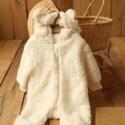 WOWO WW90 GRENOUILLERE MOLLETONNEE HIVER CAPUCHON BLANC