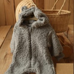 WOWO WW90 GRENOUILLERE MOLLETONNEE HIVER CAPUCHON GRIS